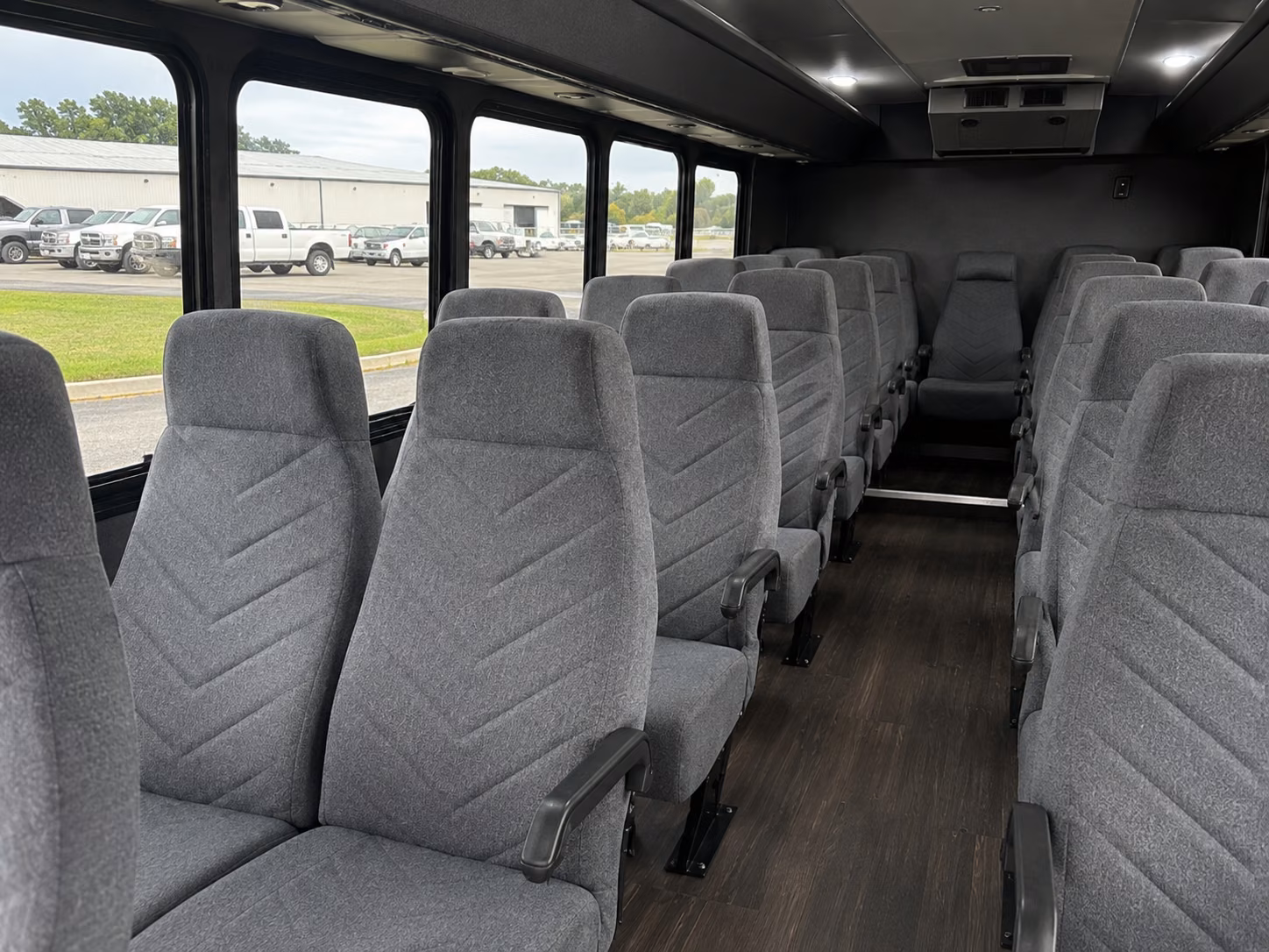 warner robins 15 passenger minibus inside