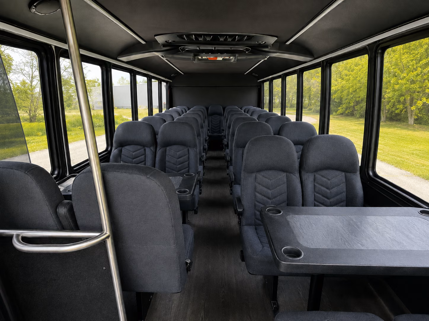 warner robins 15 passenger minibus interior