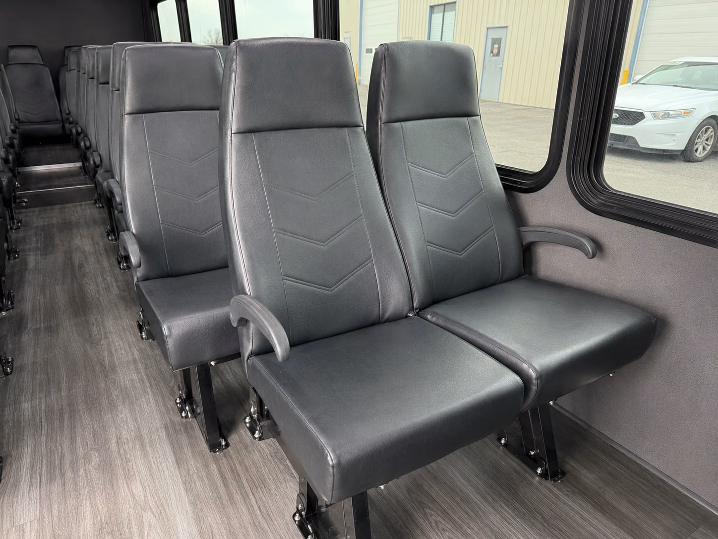 warner robins 20 passenger minibus interior