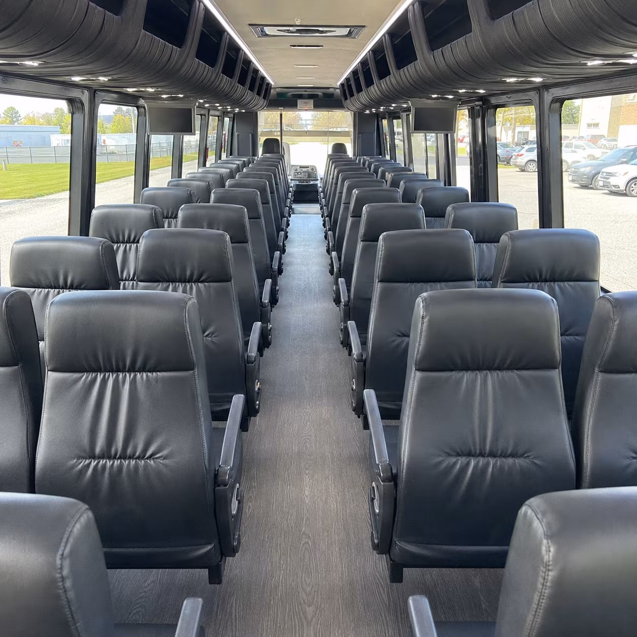 warner robins 30 passenger minibus interior