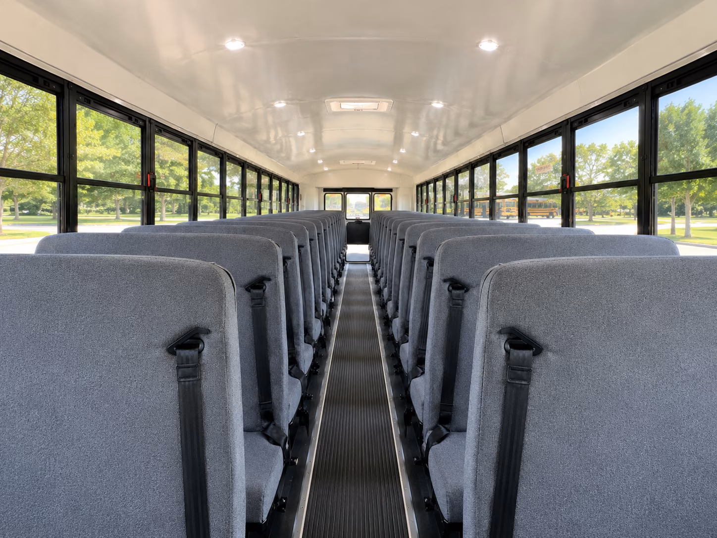 warner robins school bus interior