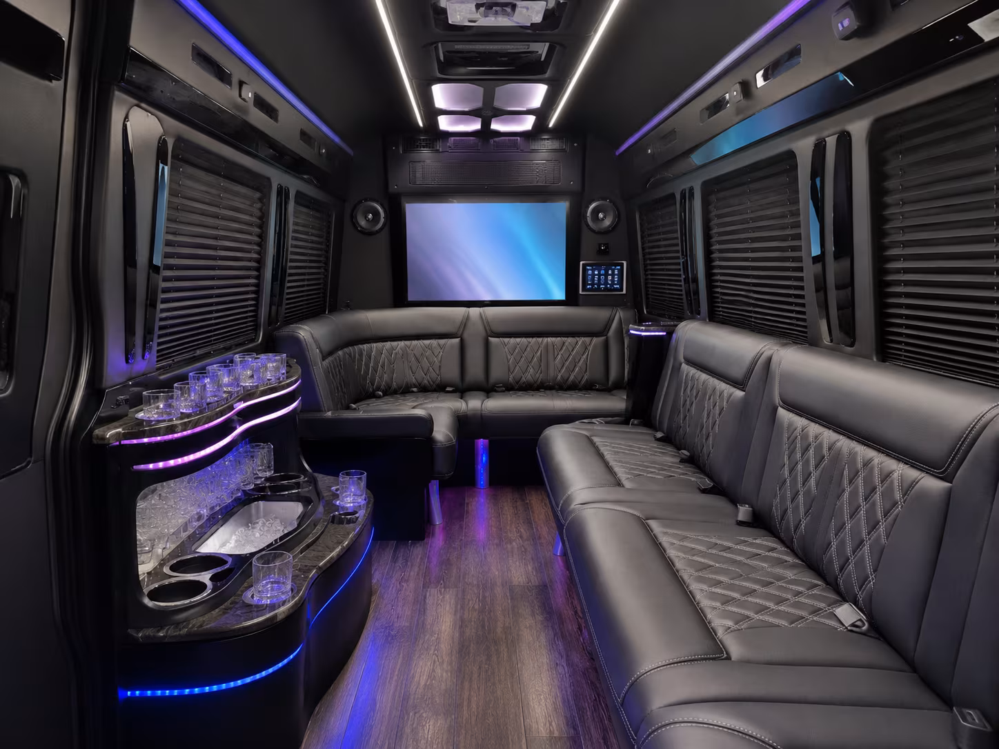 warner robins sprinter limousine inside