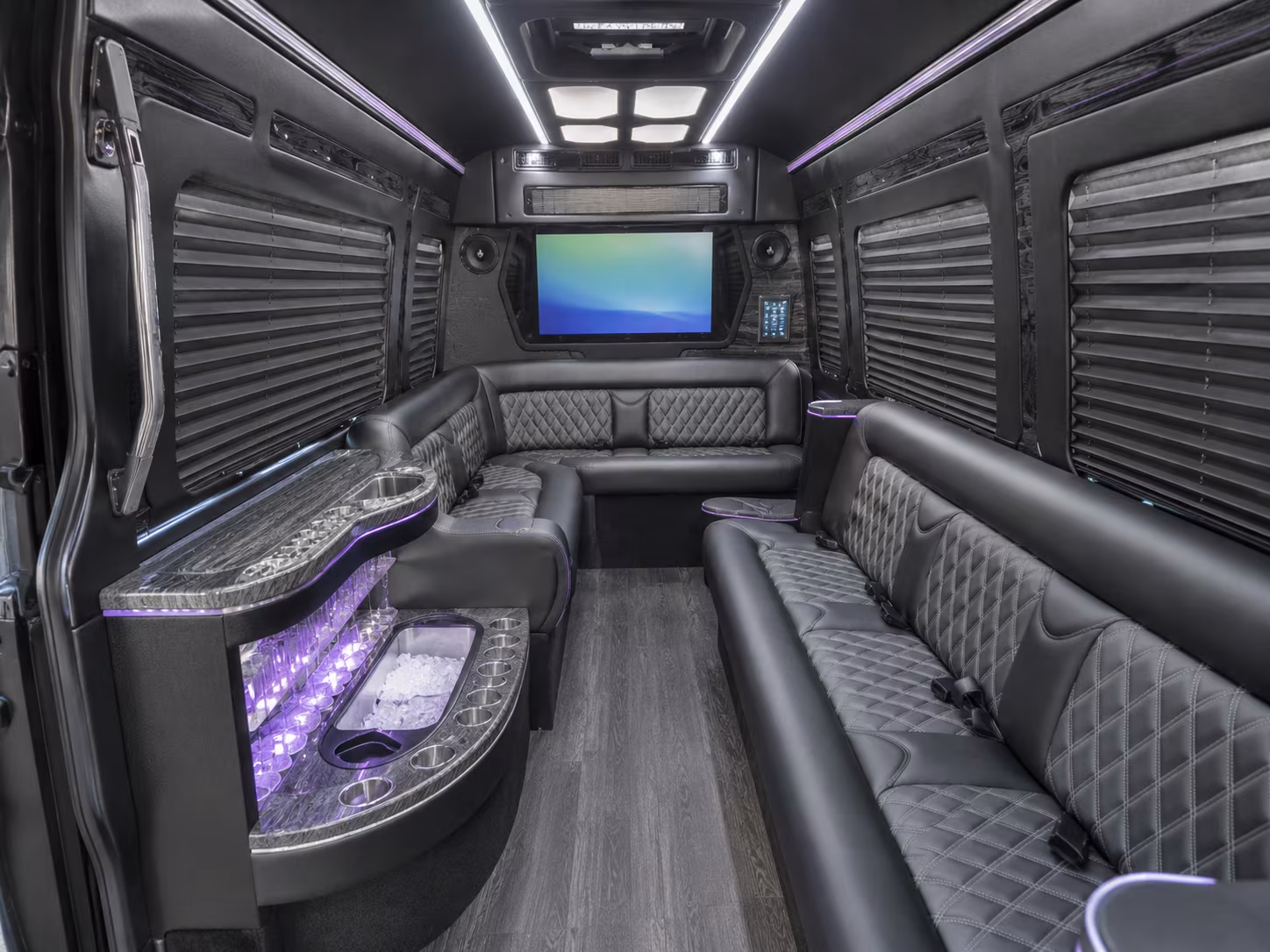 warner robins sprinter limousine interior