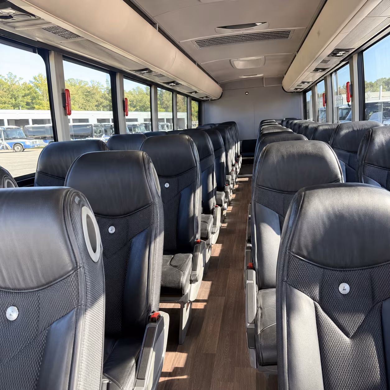 warner robins wedding transportation onboard seating